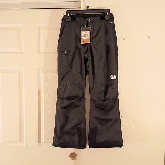 The North Face Girls Freedom Pant Black Waterproof Snow Ski Pants L - Picture 2 of 6